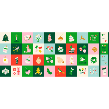 Merry Happy RS3105-11 Merry Happy Lollipop Panel by Ruby Star Society for Moda Fabrics