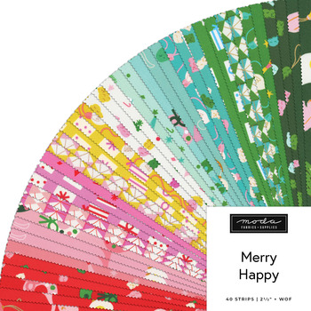 Merry Happy  Jelly Roll by Ruby Star Society for Moda Fabrics