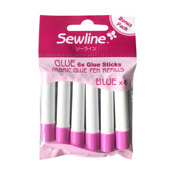Sewline Fabric Glue Pen Refills - 6 Pack
