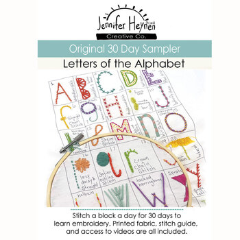Original 30 Day Sampler - Letters of the Alphabet