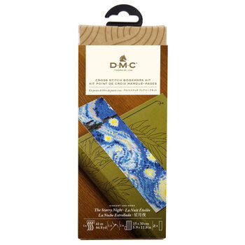 The Starry Night Cross Stitch Bookmark Kit