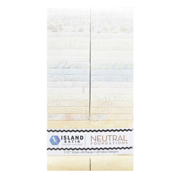 Neutral Foundations 2.5" Strip Pack by Island Batik