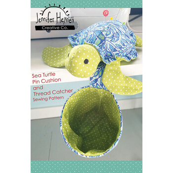 Sea Turtle Pin Cushion and Thread Catcher Pattern
