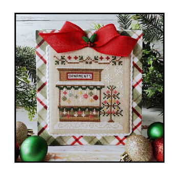 Christmas Market - Ornament Stand Cross Stitch Pattern Country Cottage Needleworks
