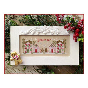 December Mini Village Cross Stitch Pattern Country Cottage Needleworks