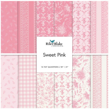 Sweet Pink  Fat Quarter Bundle by My Mind's Eye for Riley Blake Designs