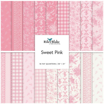 Sweet Pink  Fat Quarter Bundle by My Mind's Eye for Riley Blake Designs