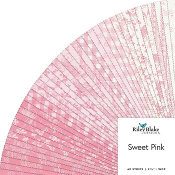 Sweet Pink  2.5" Rolie Polie by My Mind's Eye for Riley Blake Designs