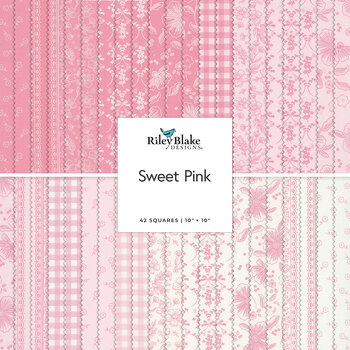 Sweet Pink  10" Stacker by My Mind's Eye for Riley Blake Designs