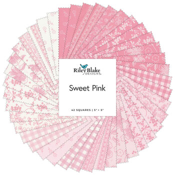 Sweet Pink  5" Stacker by My Mind's Eye for Riley Blake Designs
