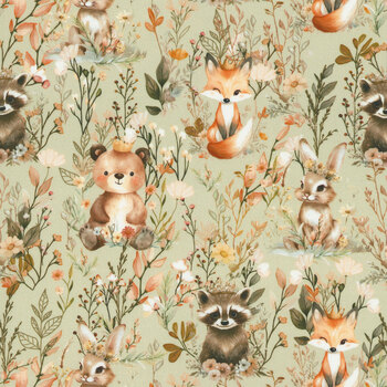 Sagebrush Babies 55250202-02 Playing in the Fields by Ramona Murdock for Camelot Fabrics