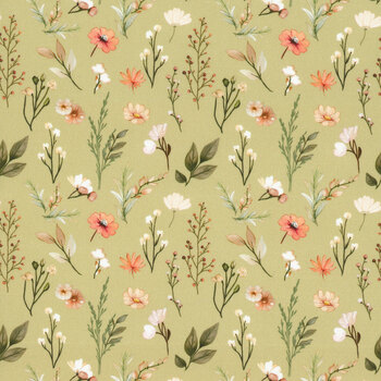 Sagebrush Babies 55250204-02 Pretty Florals by Ramona Murdock for Camelot Fabrics