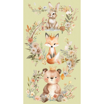 Sagebrush Babies 55250207P-01 Animal Panel by Ramona Murdock for Camelot Fabrics