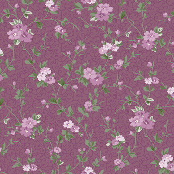 Courtland MAS11322-V Plum Delicate Vine by Maywood Studio