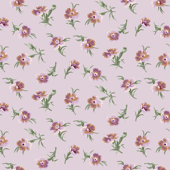 Courtland MAS11323-V Soft Violet Tossed Carnations by Maywood Studio