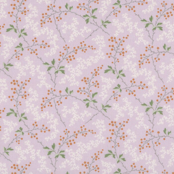 Courtland MAS11324-V Soft Violet Berries on Vine by Maywood Studio