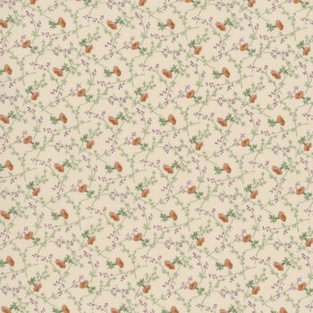 Courtland MAS11325-E Dark Cream Little Twigs by Maywood Studio