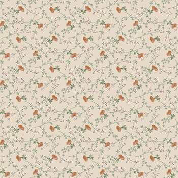Courtland MAS11325-E Dark Cream Little Twigs by Maywood Studio