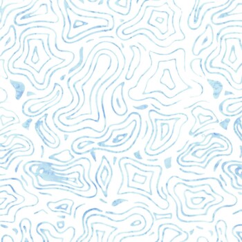 Pixelwave 112666700 Maze White by Jerry Khiev for Island Batik