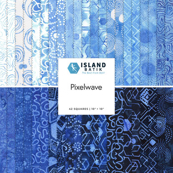 Pixelwave  10" Stack by Jerry Khiev for Island Batik