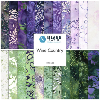 Wine Country  Yardage by Deb Tucker's Studio 180 Design for Island Batik