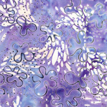 Wine Country 612606403 Stipples and Squiggles Purple Periwinkle by Deb Tucker's Studio 180 Design for Island Batik