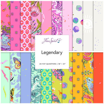 Legendary  Fat Quarter Bundle by Tula Pink for FreeSpirit Fabrics