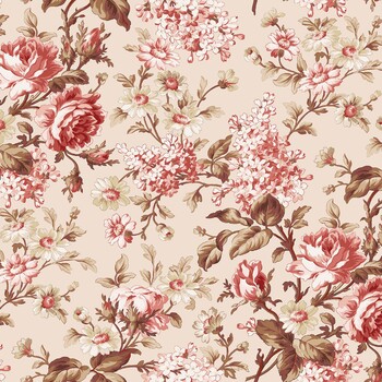 Madder Rose MAS11310-E Cream Madder Rose by Maywood Studio
