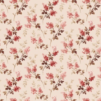 Madder Rose MAS11312-E Cream Hydrangea by Maywood Studio