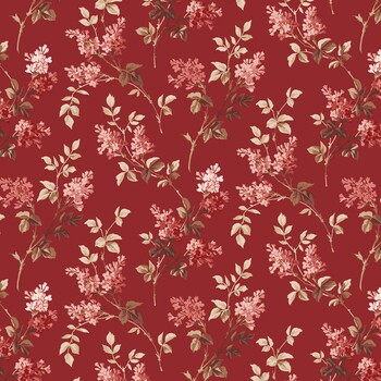 Madder Rose MAS11312-R Red Hydrangea by Maywood Studio