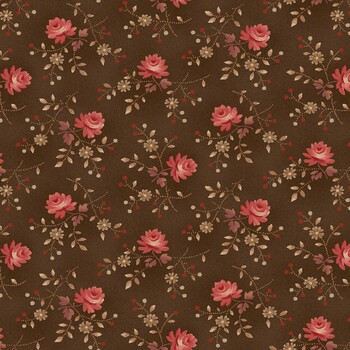 Madder Rose MAS11313-A Brown Dusty Rose by Maywood Studio