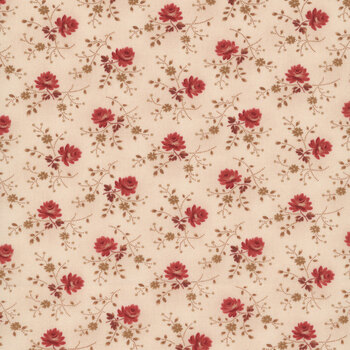 Madder Rose MAS11313-E Cream Dusty Rose by Maywood Studio