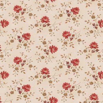Madder Rose MAS11313-E Cream Dusty Rose by Maywood Studio
