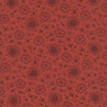 Madder Rose MAS11314-R Red Tea Rose by Maywood Studio