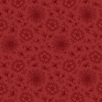 Madder Rose MAS11314-R Red Tea Rose by Maywood Studio