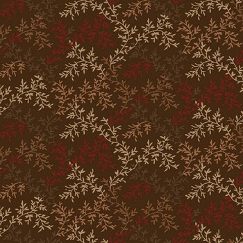 Madder Rose MAS11315-A Brown Vine by Maywood Studio