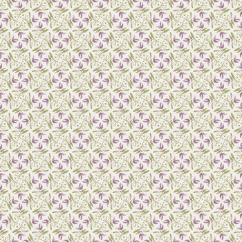 Blooming Beauty 2778-56 Violet/Green Geometric Texture by Colee Rae for Henry Glass Fabrics
