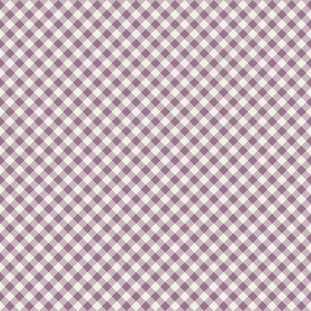 Blooming Beauty 2784-05 Cream/Light Plum Check by Colee Rae for Henry Glass Fabrics