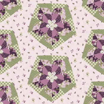Blooming Beauty 2786-56 Multi Flower Quilt by Colee Rae for Henry Glass Fabrics