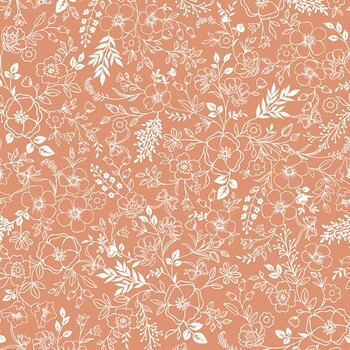 Cottontail Farm MAS10842-O Terracotta Toile by Kimberbell for Maywood Studio