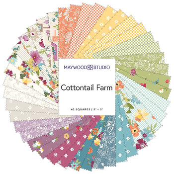 Cottontail Farm  5" Squares by Kimberbell for Maywood Studio