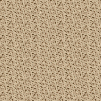 Ashby 3726-32 Light Khaki Sprigs and Wreaths by Lisa Debee Schiller for Henry Glass Fabrics