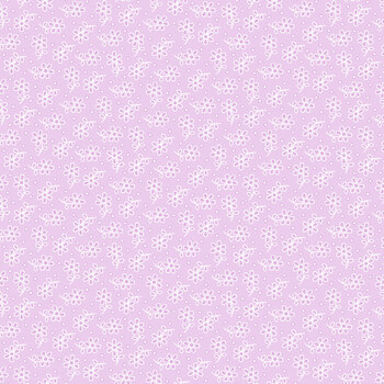Bunnies & Baskets 3709-50 Lilac Eyelet Daisy by Color Principle for Henry Glass Fabrics