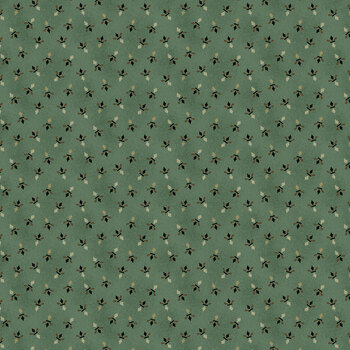 Scrap Basket Besties 2968-11 Aqua Double Diamonds by Kim Diehl for Henry Glass Fabrics
