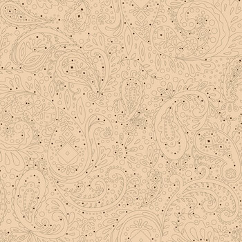 Scrap Basket Besties 2969-40 Wheat Paisley Party by Kim Diehl for Henry Glass Fabrics