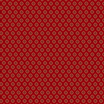 Scrap Basket Besties 2976-88 Red Sprouts and Squares by Kim Diehl for Henry Glass Fabrics