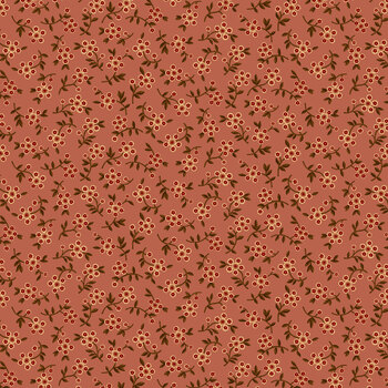 Scrap Basket Besties 2979-22 Blush Clover Field by Kim Diehl for Henry Glass Fabrics