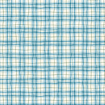 Winsome 17283-24 Plaid Azure by Nancy Halvorsen for Benartex