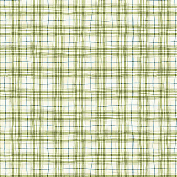 Winsome 17283-42 Plaid Celery by Nancy Halvorsen for Benartex