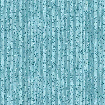 Winsome 17284-24 Leafy Twigs Azure by Nancy Halvorsen for Benartex